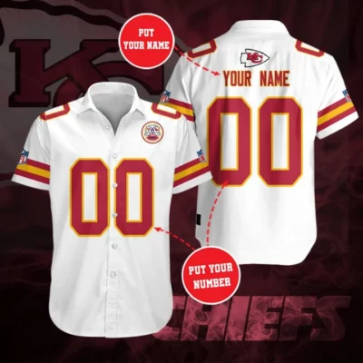 Personalized Kansas City Chiefs Team Up Hawaiian Shirt