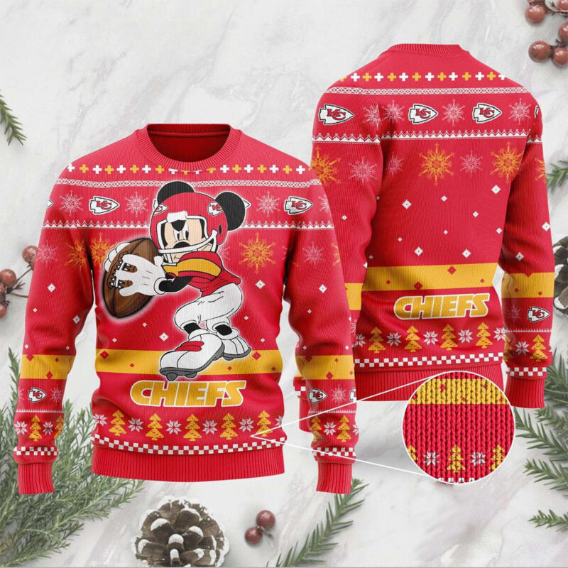 Kansas City Chiefs Disney Magic Ugly Christmas Sweater