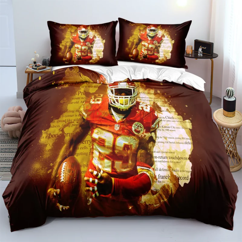 Kansas City Chiefs Iron Will Bedding Set