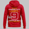 Kansas City Chiefs AFC West Champions 9 Straight 2024 Hoodie