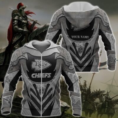 Kansas City Chiefs Armored Knight Zip Hoodie