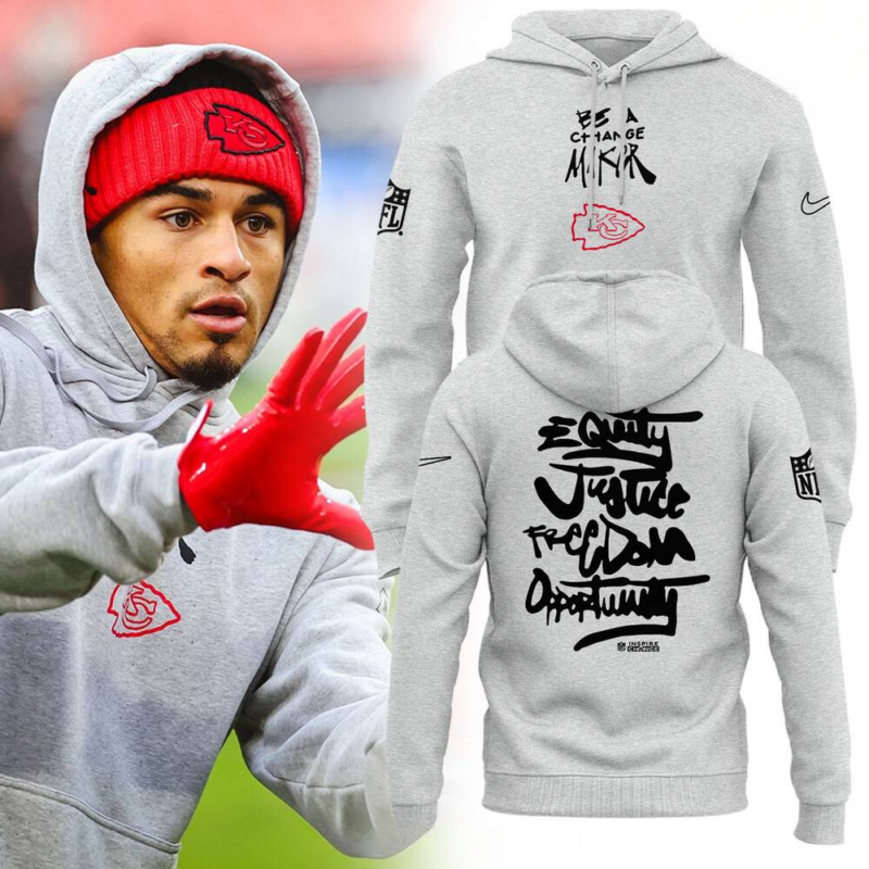 Kansas City Chiefs Be A Change Maker Hoodie 2 side