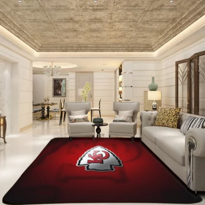 Kansas City Chiefs Bold Legacy Rug living room