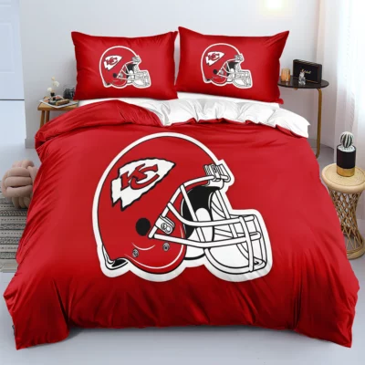 Kansas City Chiefs Classic Helmet Pride Bedding Set