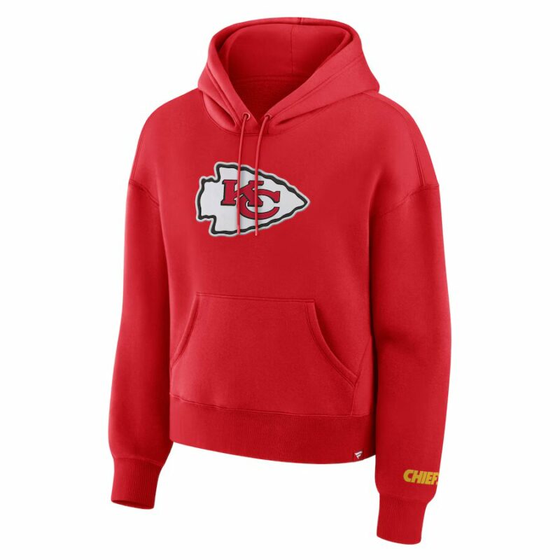 Kansas City Chiefs Classic Red Logo Hoodie front