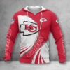 Kansas City Chiefs Dynamic Wave 3D Hoodie front