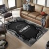 Kansas City Chiefs Forged Legacy Rug Living Room