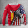 Kansas City Chiefs Patriotic Grip 3D Hoodie back