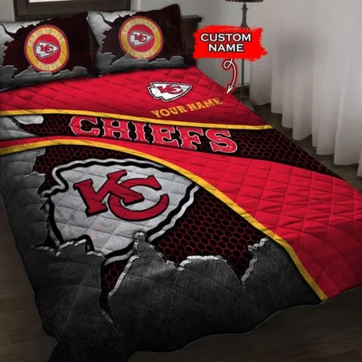 Kansas City Chiefs Personalized Armor Bedding Set