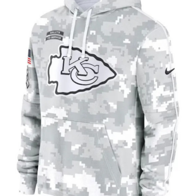 Kansas City Chiefs Salute To Service Camo Hoodie