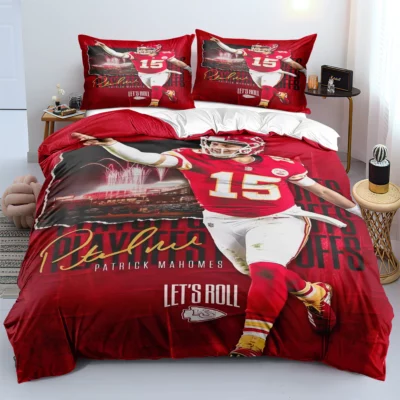 Patrick Mahomes Let's Roll Bedding Set