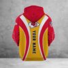 Personalized Kansas City Chiefs And Mickey Mouse Disney Hoodie back