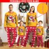 Personalized Kansas City Chiefs Heart of Arrowhead Love Pajamas