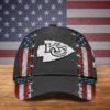 Personalized Kansas City Chiefs Patriotic Stitch Baseball Cap