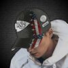 Personalized Kansas City Chiefs Patriotic Stitch Baseball Cap mockup