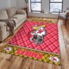 Personalized Kansas City Chiefs Plaid Pride Rug