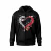 Chiefs Kingdom Beautiful Heart 2D Zip Hoodie