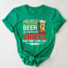 I Just Want To Drink Beer & Watch My Kansas City Chiefs Beat Your Team’s Ass 2D T-Shirt Green