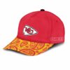 Kansas City Chiefs Bandana Patterns Baseball Cap left side