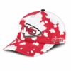 Kansas City Chiefs Cow Print Patterns Baseball Cap left side