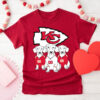 Kansas City Chiefs Dachshund Dogs 2D T-Shirt Red