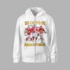 Kansas City Chiefs Go Chiefs Go Unisex 2D Zip Hoodie white