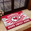 Kansas City Chiefs Home Sweet Home Logo Doormat