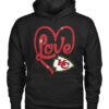 Kansas City Chiefs In My Heart Unisex 2D Hoodie