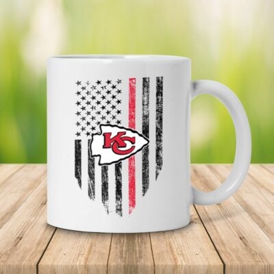 Kansas City Chiefs Just An Old Man White Ceramic Mug left side