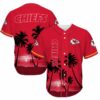 Kansas City Chiefs Palm Tree Pattern Summer Collection Baseball Jersey