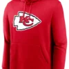 Kansas City Chiefs Patrick Mahomes #15 Red Hoodie front