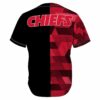 Kansas City Chiefs Pattern Baseball Jersey back