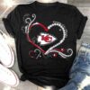 Kansas City Chiefs Pearl with Heart 2D T-Shirt