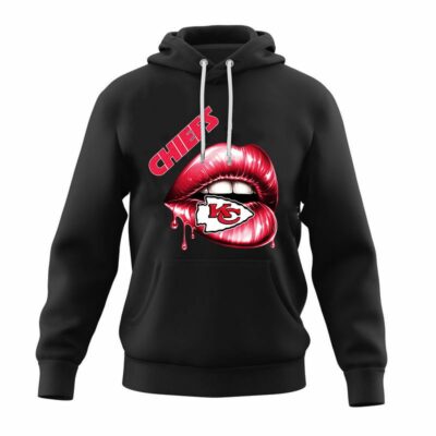 Kansas City Chiefs Sexy Lips 2D Hoodie