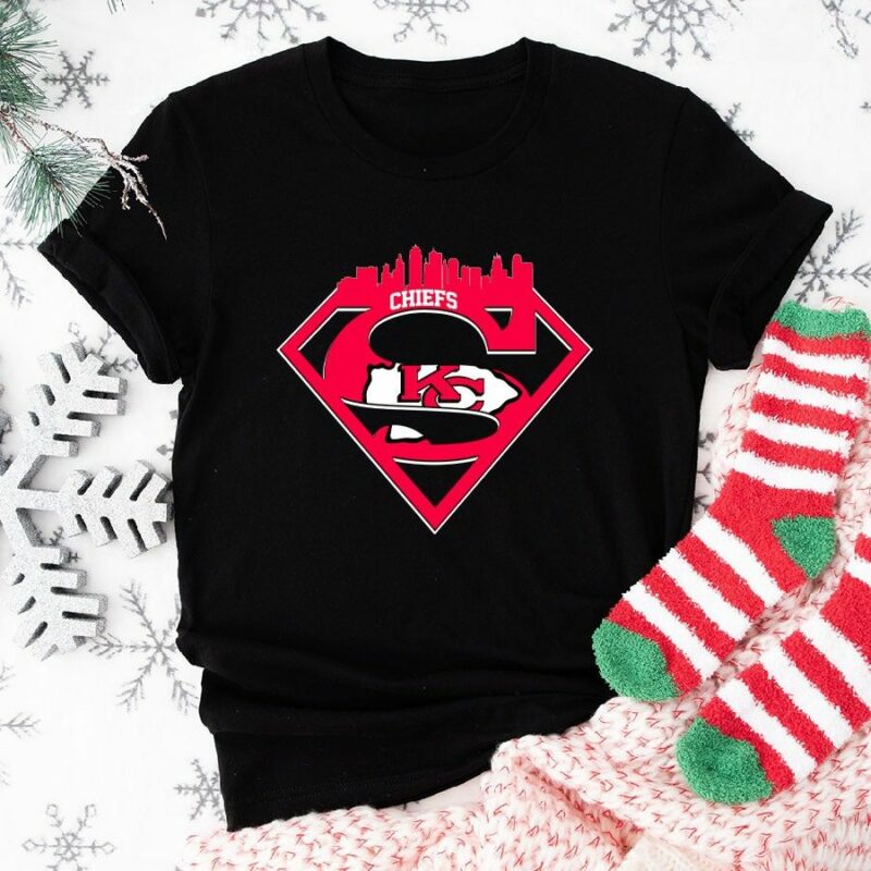 Kansas City Chiefs Superman 2D T-Shirt