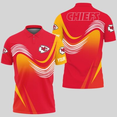 Kansas City Chiefs Waves Polo Shirt