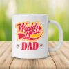 Kansas City Chiefs World's Best Dad Mug left side