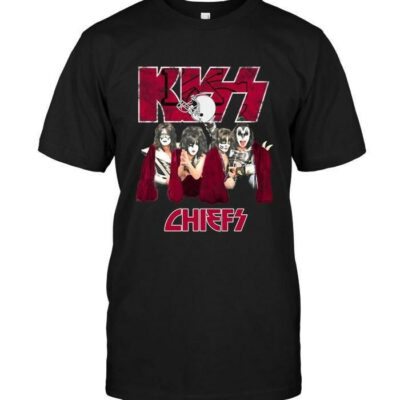 Kiss Kansas City Chiefs Unisex 2D T-Shirt