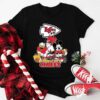 Mickey Mouse Goofy And Donald Duck Kansas City Chiefs 2D T-Shirt Black